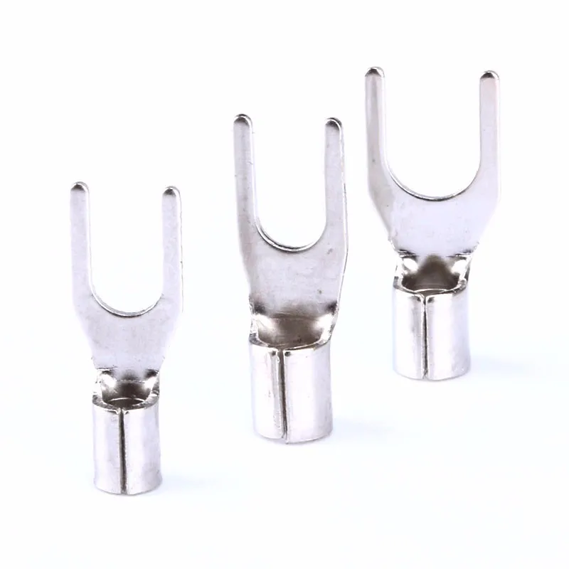 

500 шт. V-образная вилка 2-4 U-образная вилка пружинная вилка Y-образный терминал