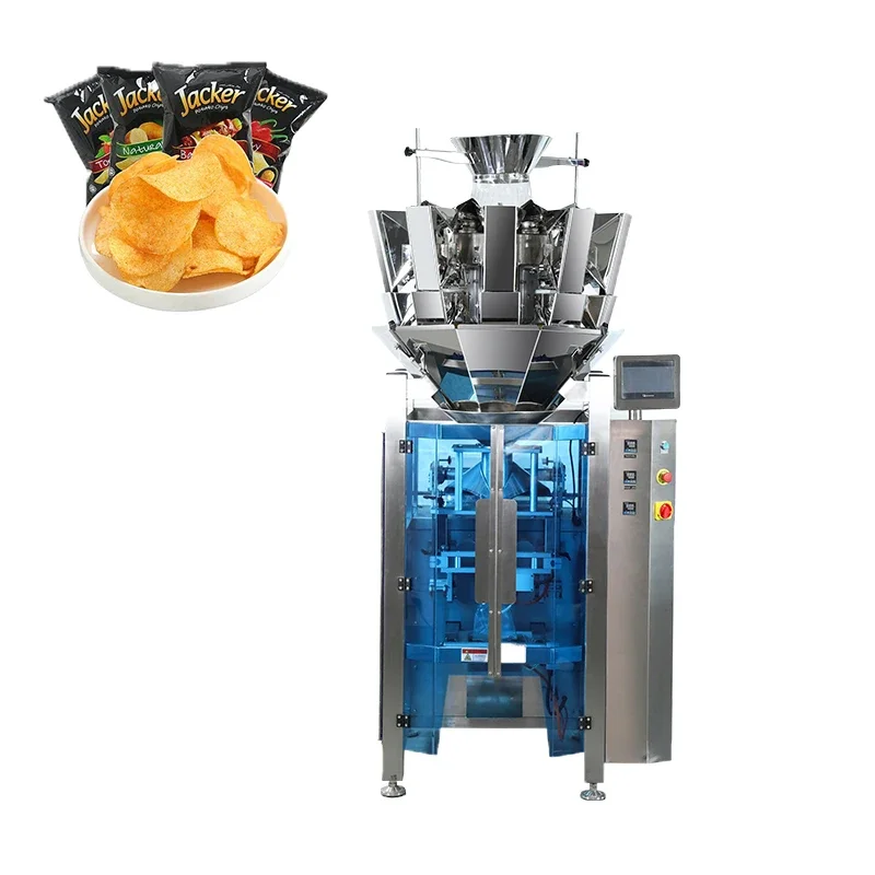 Precise Multifunctional Packaging Machine Peanut Potato Chips Weight Packaging Machine System