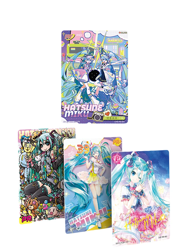 KAYOU Hatsune Miku Card Hatsune Miku Collectible Cards Japanese Anime Card Music Games Peripherals Cards Book Birthday Gifts Toy