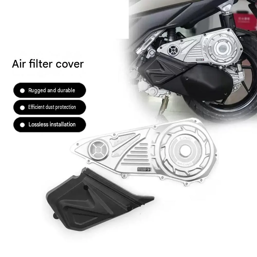 Modified Black and Silver Air Filter Cover for 2026 ZONTES 150X, 125X, and 175X