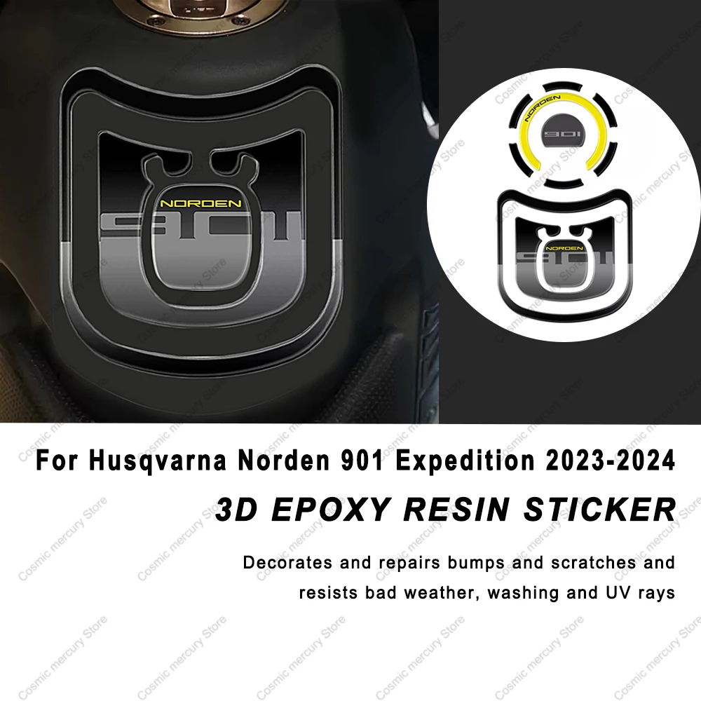 For Husqvarna Norden 901 Expedition 2023-2024 Tank Sticker Pad Motorcycle Accessories Non-slip Side Fuel Waterproof Stickers