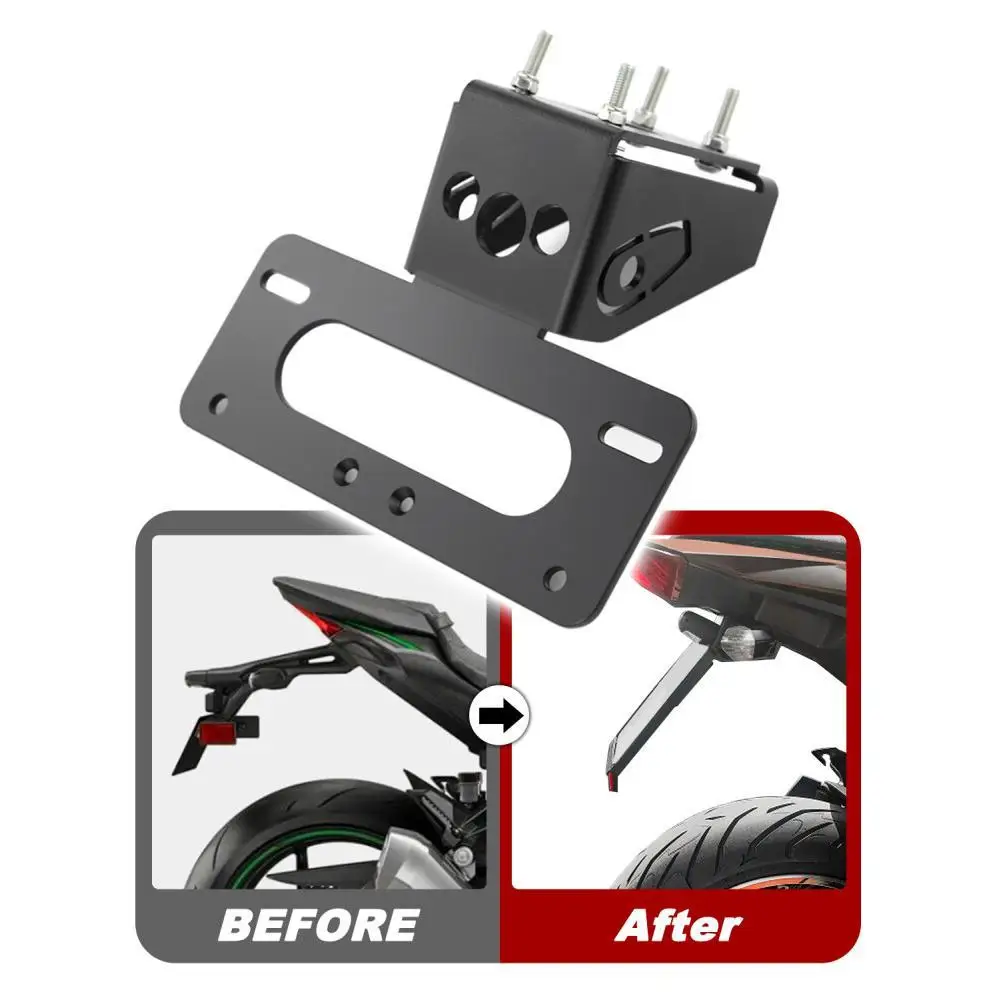 Motorcycle License Plate Holder Bracket Rear Tail Tidy Fender Eliminator Z1000 Z1000SX NINJA1000 Ninja1100SX 1000SX For KAWASAKI