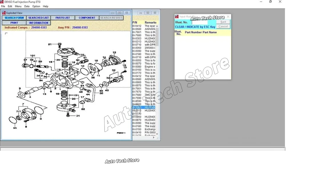 For DENSO ETSI 06.2021 Fuel Injection Pump ETSI Spare Parts Catalog DVD Automobiles Car Repair Tool Diagnostic Tools Software