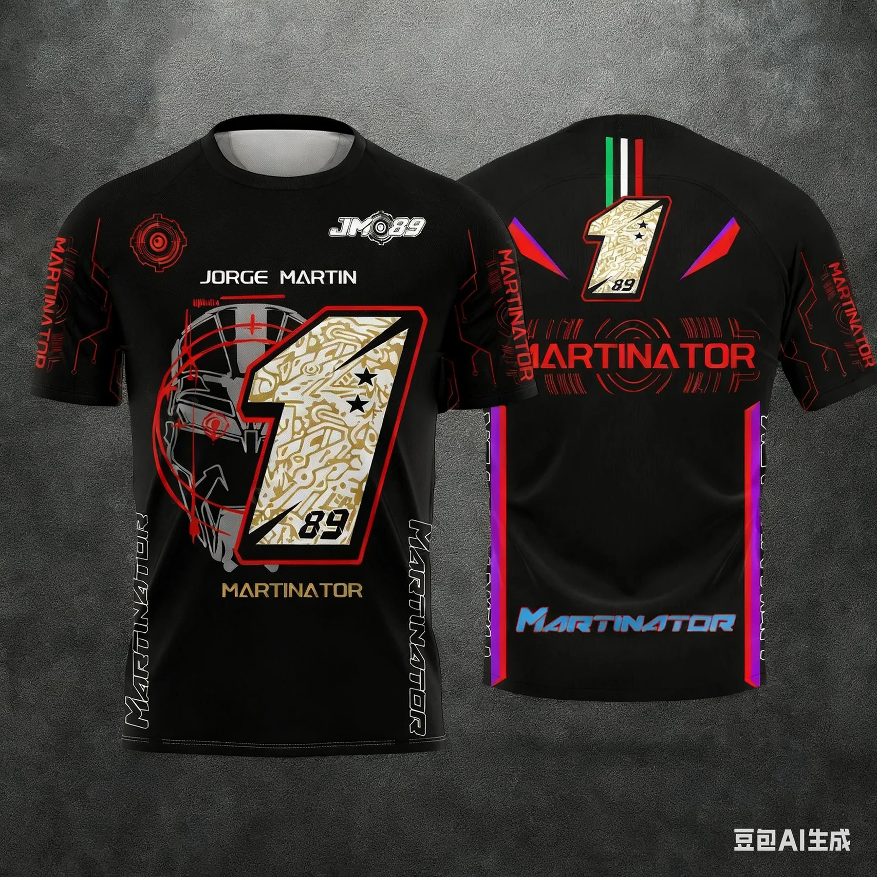 2025 رقم جديد 89 سائق خورخي مارتن عشاق السباق الصيف الأطفال الكبار المألوف تنفس تي شيرت
