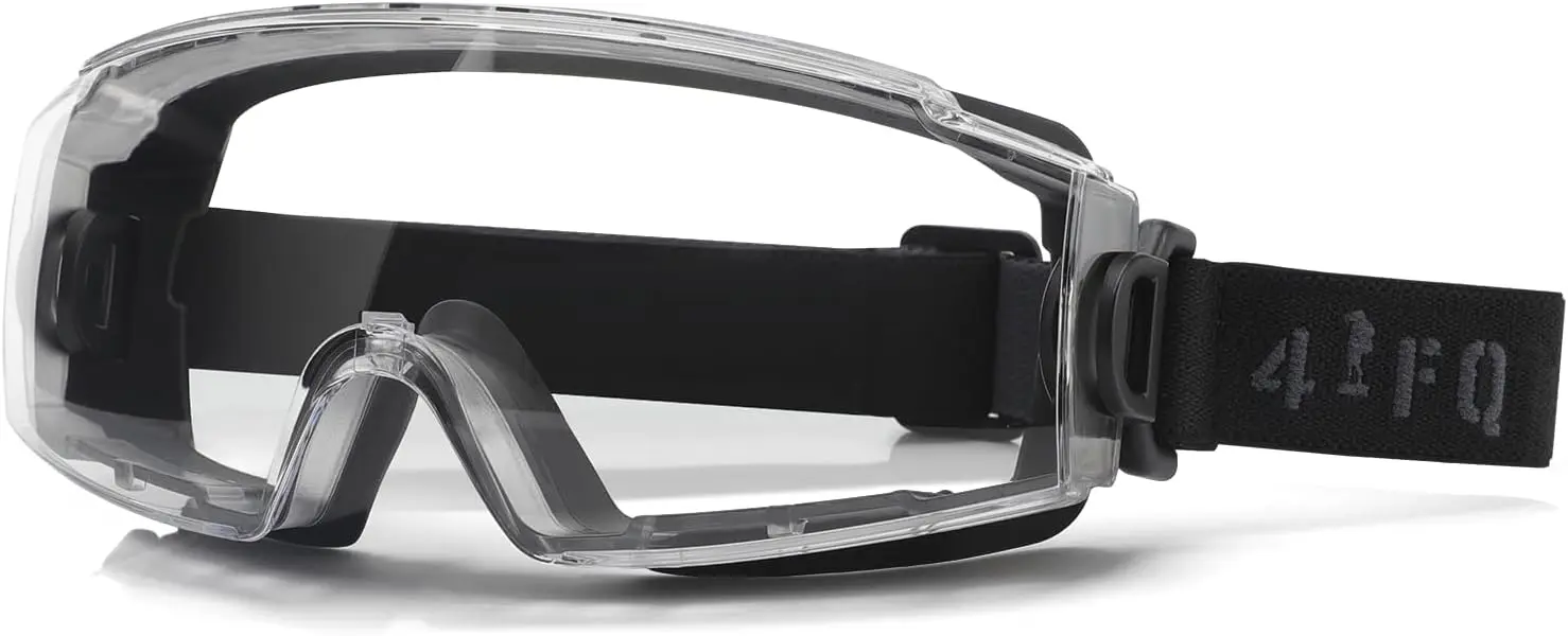 

ANSI Z87.1 Safety Goggles Over Glasses, Anti-Fog & Scratch Lens for Chemistry Lab Protection