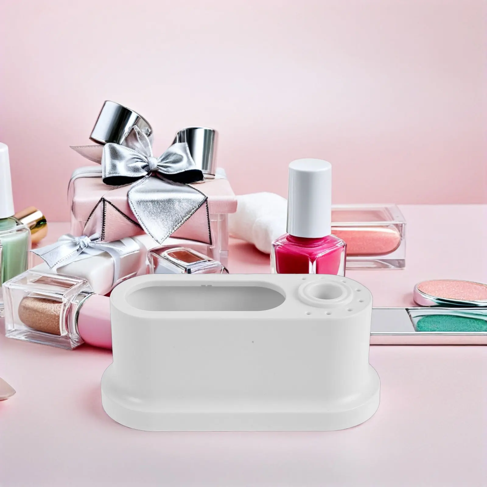 

Подставка для фрезерного аппарата для маникюра, органайзер на 8 насадок, компактный держатель для фрезеровки ногтей, настольная подставка для салона и домашнего использования