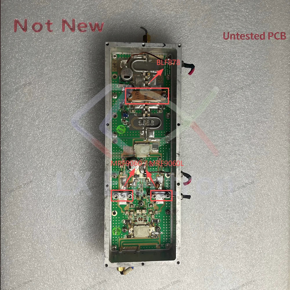 300W BLF878 RF Amp PA 42V 470-860MHz Driven by Dual MRF9060 Input 17 dBm DIY Module