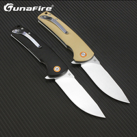 New TF0067 Ball Bearing Folding Knife D2 Blade G10 Handle Outdoor Camping Survival Tool for Fruit Kitchen Pocket Knives EDC