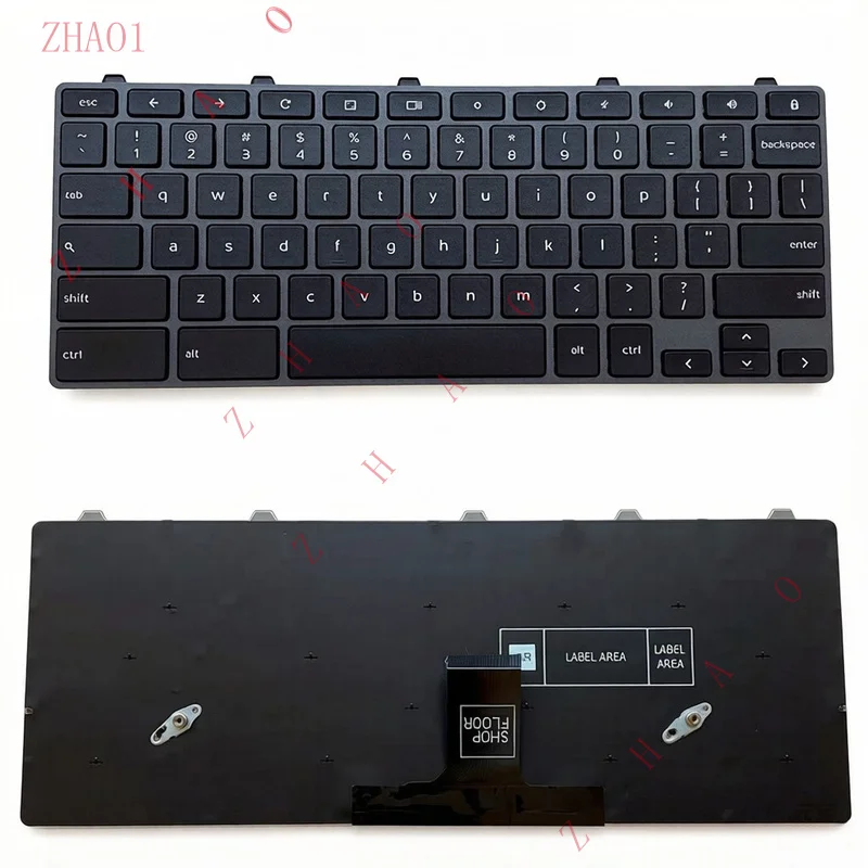 Z   Laptop US Keyboard For Dell Chromebook 11 3100 5190 3110 2-in-1 0H06WJ 0RFXCF