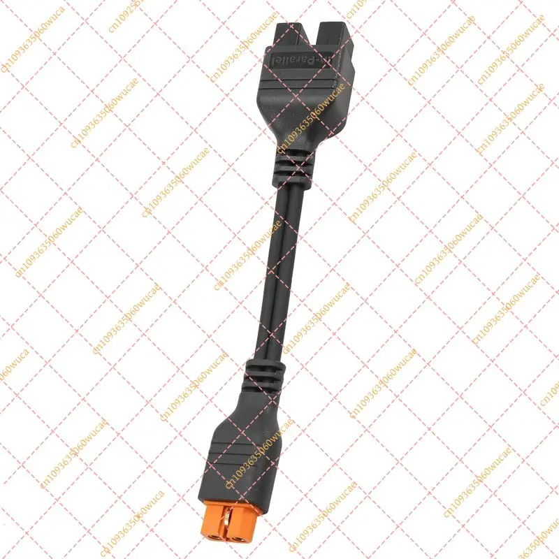 1-To-2 XT60i Splitter Cable Solar Panel Adapter 0.05m Connection Cord