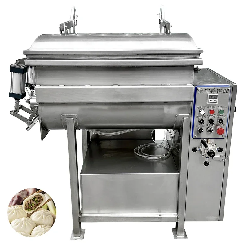 Industrial 100L/300L/500L/750L Automatic Double Axis Meat/Vacuum Vegetable Stuffing Mixer/Mixing Machine