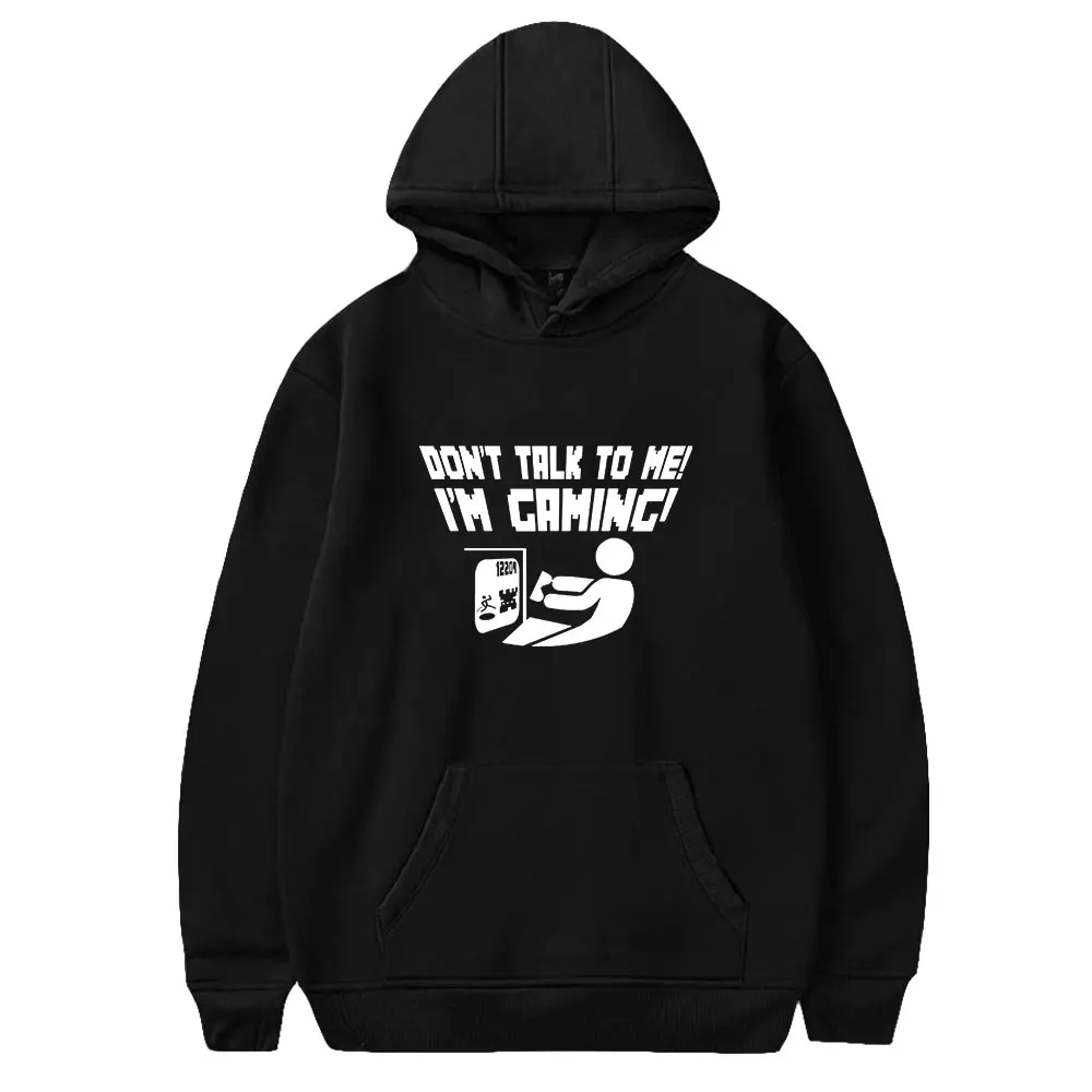 

PopularMMOS Don't Talk To Me Merch Hoodie Youth Long Sleeve Women Men Hooded Sweatshirt Casual Style Unisex Clothes