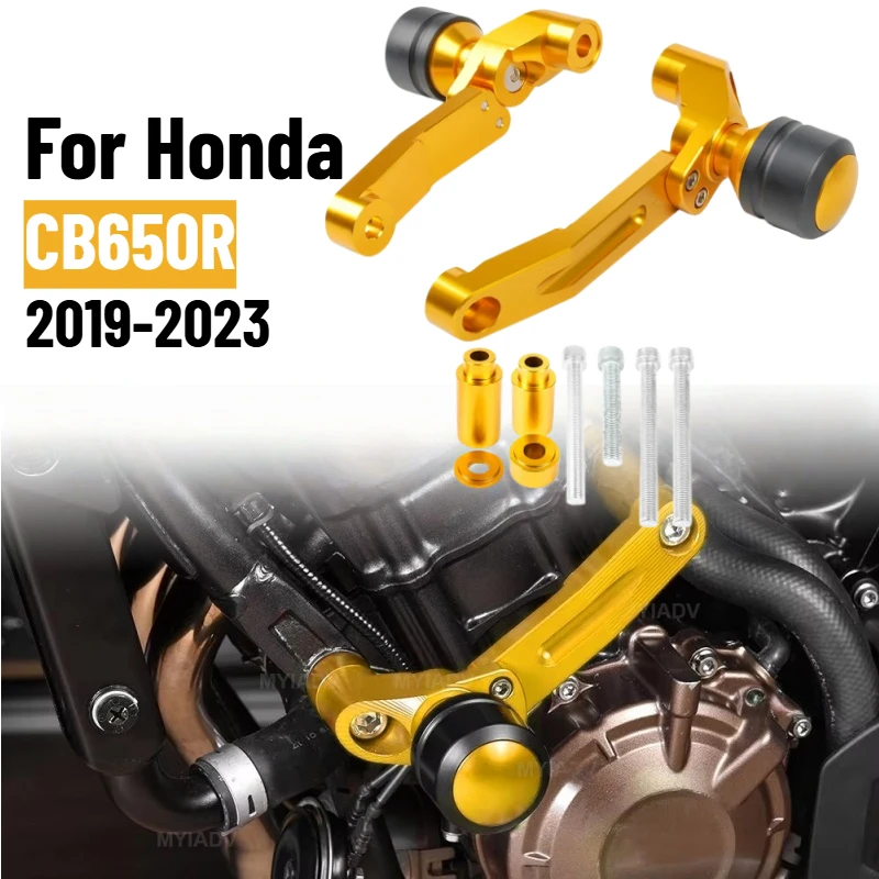 

Falling Protection For Honda CB650R 2019-2023 Motorcycle Engine Crash Pad CB 650 R 2020 Frame Slider Fairing Guard Protector