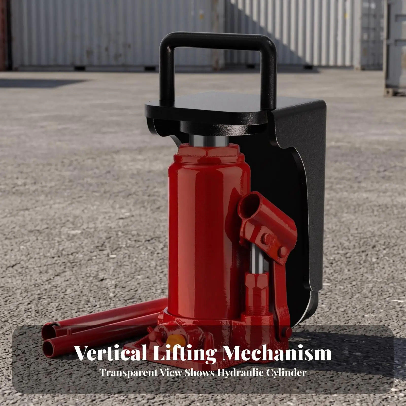Adapter Secure Bottle Jack Lifting Saddle Heavy-Duty for Shipping Yards