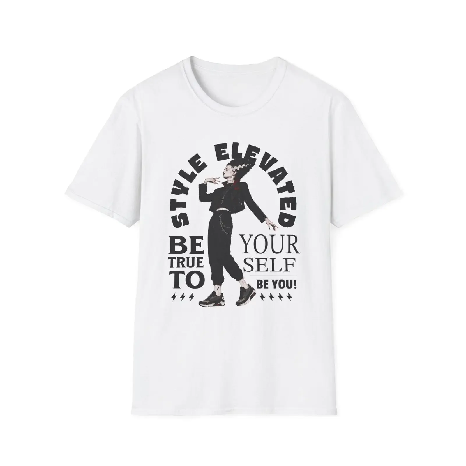 Style Elevated dancer graphic T Shirt vintage silhouette typography vintage Washed Stylish homme Breathable streetwear fashion