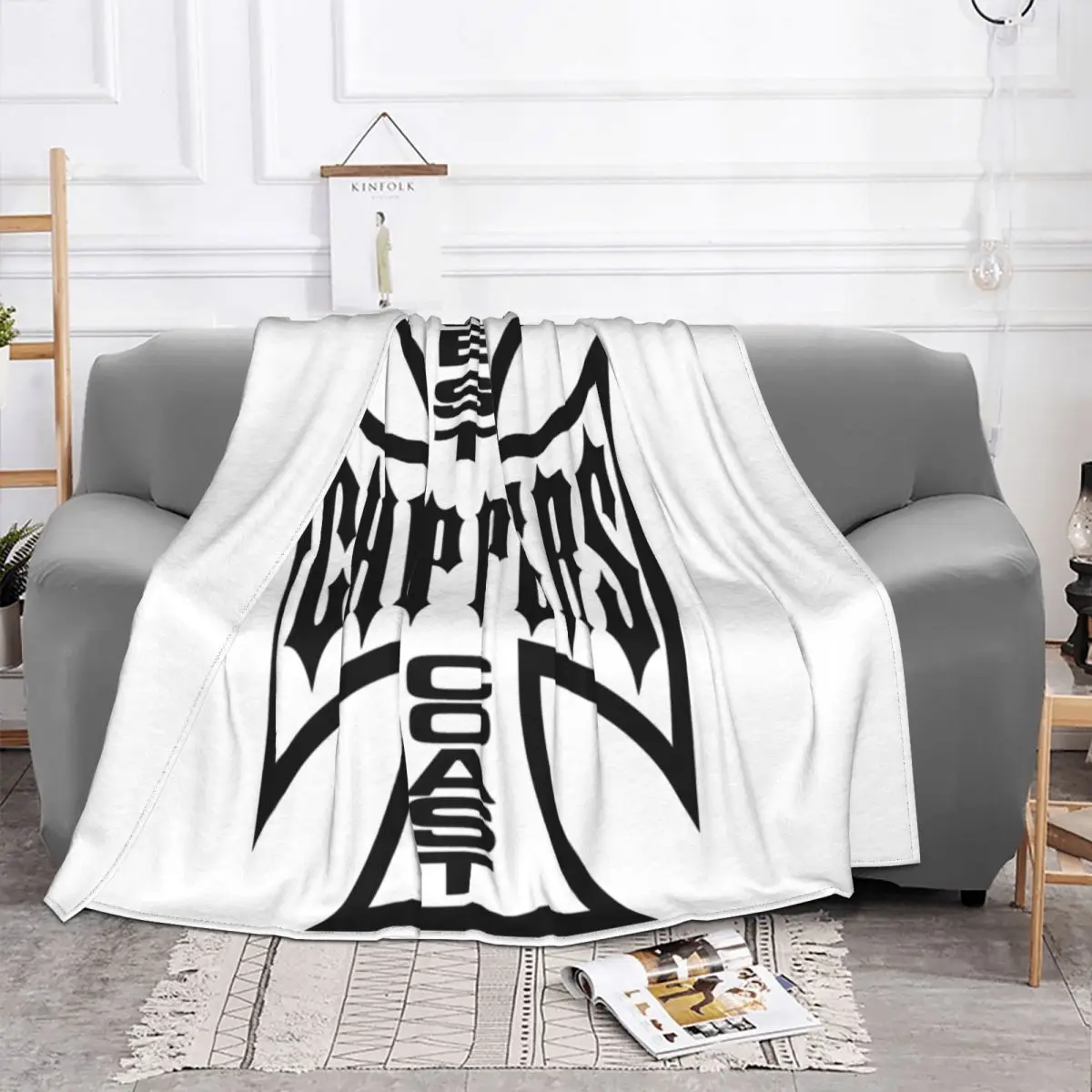 West Coast Choppers 2389 Bedroom Bed Blankets Custom Blanket Personalized Throw Blanket