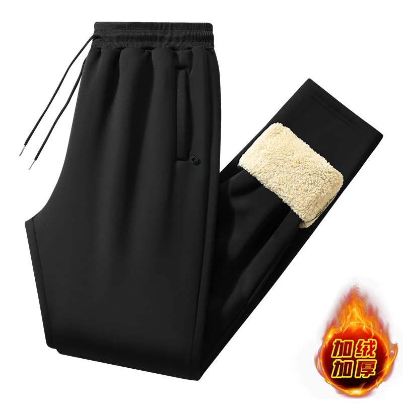 綿のズボン緩いジムジョガートラックパンツ男性カジュアルパンツフィットネススポーツウェアトラックスーツ弾性ウエスト秋冬パンツ