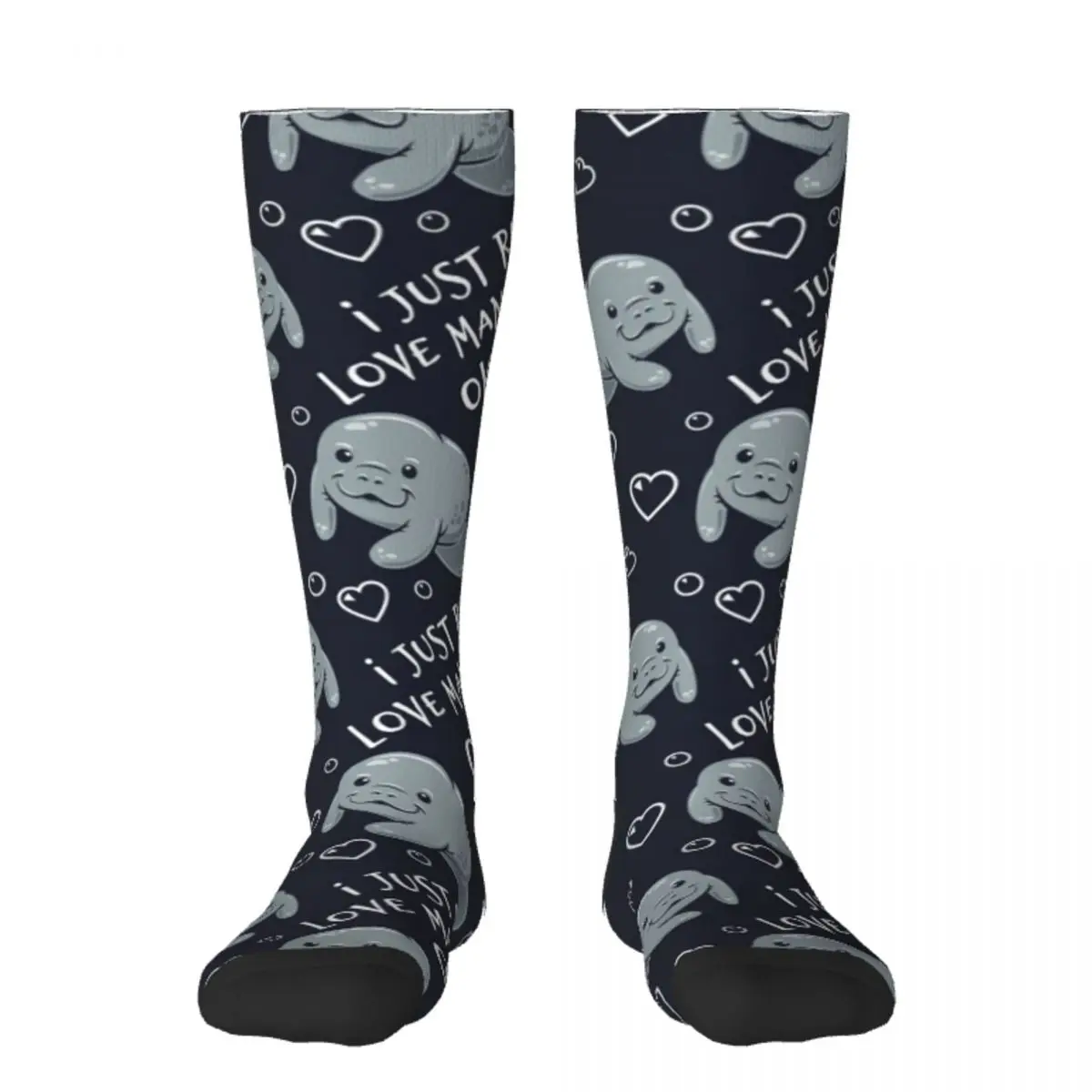 

I Just Really Love Manatees, OK Socks Stockings compression short Toe sports Boy Child Socks Women's