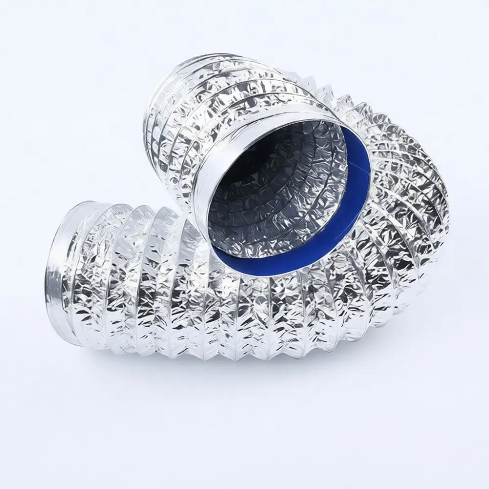 Thickened Aluminum Foil Ducting Flexible Hose For Kitchen Range Hood Exhaust System Ventilation Air Pipe Extensible