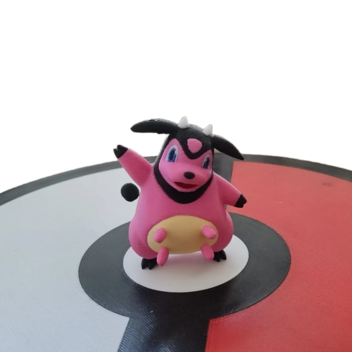 Nowe figurki anime Pokemon Miltank Proportion World 1:20 Diy Drukowanie 3D Kawaii Postać z kreskówki Model na biurko Zabawka dla dzieci Prezent