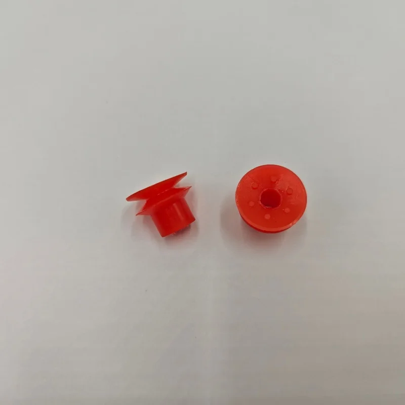 

Прочные резиновые присоски (100 шт.) 5x12x17x20 мм, новые, красные, для печатного оборудования Muller Martini