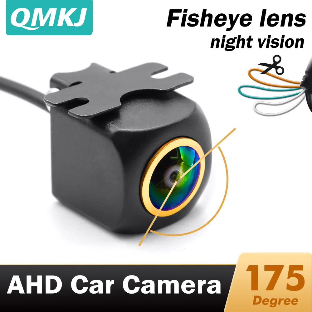 

AHD Golden Fisheye Vehicle Parking Camera 175 Degree Fisheye Lens Starlight Night Vision Car Rear View Camera for Android