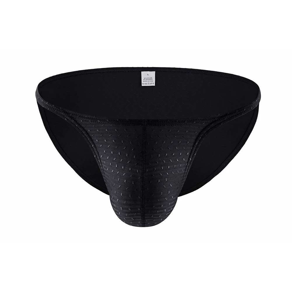 

Men's Sexy Briefs Low-Rise Bulge Pouch G-string Hight Cut Bikini Thong Slim Side Panties Thin Breath Underwear Short Swimwear