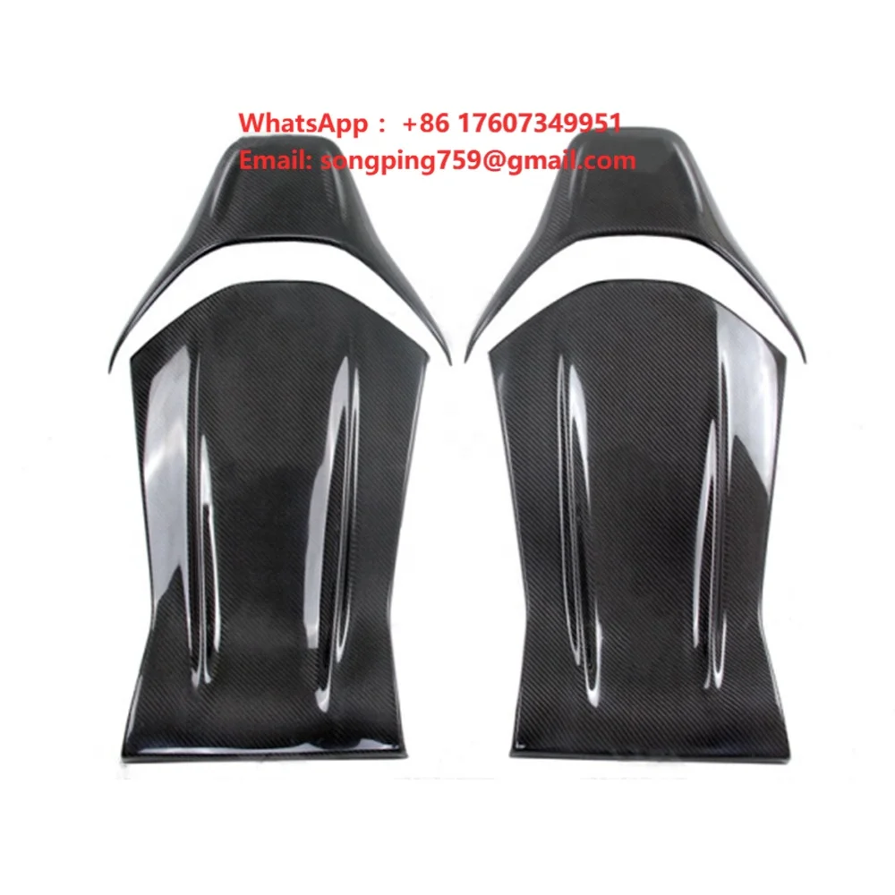 OEM Style Carbon Fiber Seat Covers Fit for Benz W205 AMG C63 15-18 High Quality Fitment