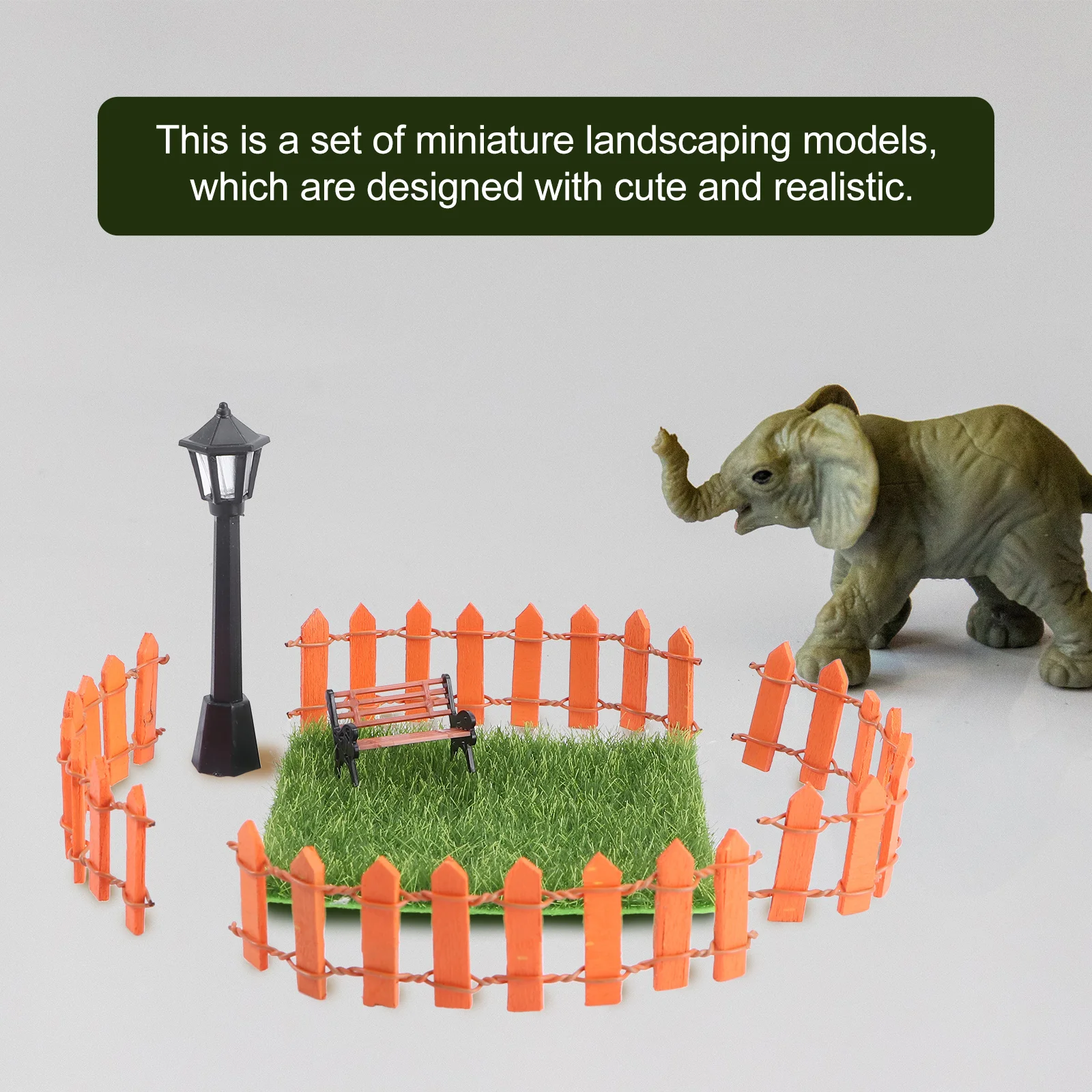 

7pcs Chair Premium Pp Wood Durable Micro Landscaping Decor For Bonsai Garden Miniature Landscape Ornament