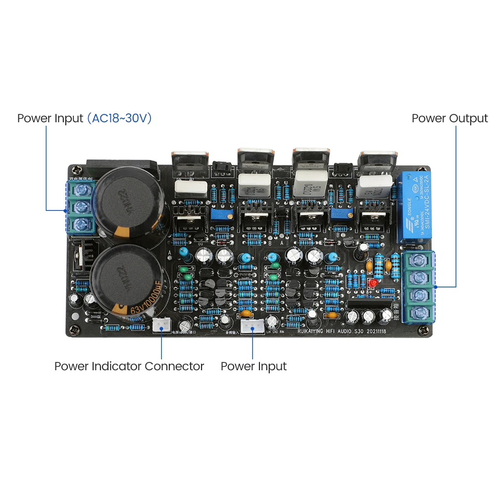 AIYIMA ONsemi مُضخّم صوت مجلس 150 واط + 150 واط HiFi ثنائي القناة مكبرات الصوت مكبر كهربائي الصوت UPC1237 المتكلم حماية