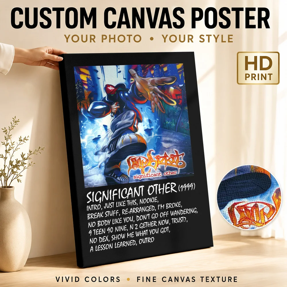 Limp Bizkit Significant Other Album Art Framed Canvas Poster Customized Photo Retro Music Wall Paintings Decoration for Studio