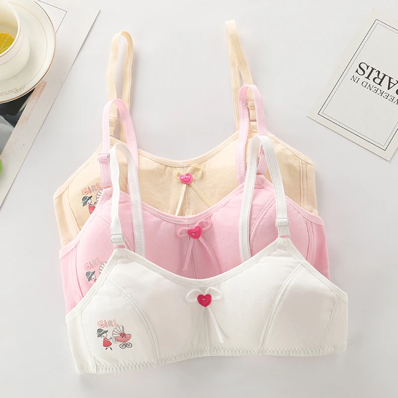 Girls' underwear, junior high school students, high school students aged 12-13-14, 15, developmental stage, elementary school st