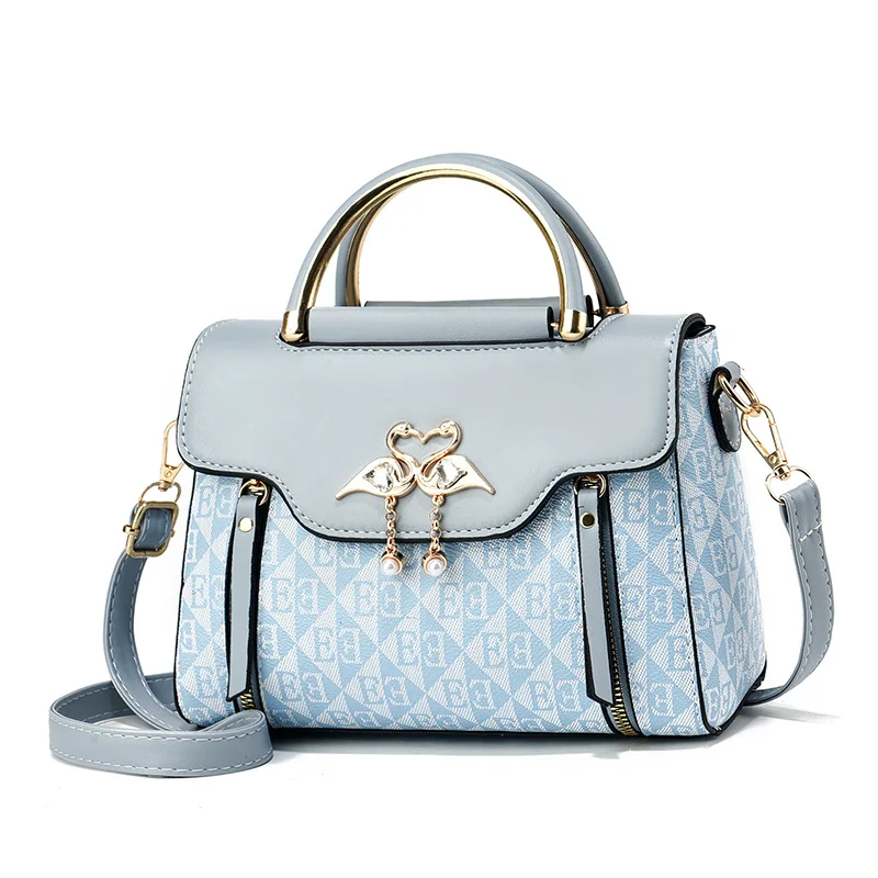 A three piece set of light luxury women's bags, suitable for carrying and shoulder bags, suitable for shopping and shopping
