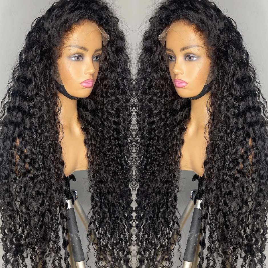 

Deep Wave Frontal Wig 13x6 Hd Lace Water Wave Pre Plucked Brazilian Hair Curly 13x4 Human Hair Wigs For Women Choice Full End