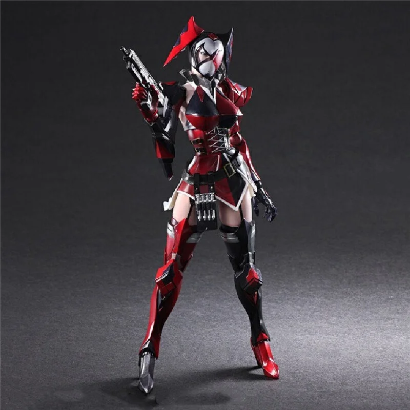 Figur Aksi Play Arts Harley Quinn DC, Boneka Koleksi yang Dapat Digerakkan, The Suicide Squad Harleen Quinzel, Mainan Model, Hadiah Ulang Tahun