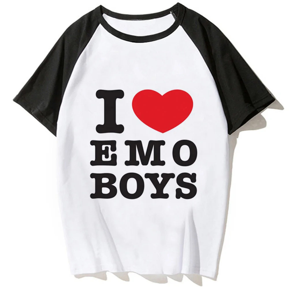 Emo top women funny comic manga Tee girl Japanese clothes