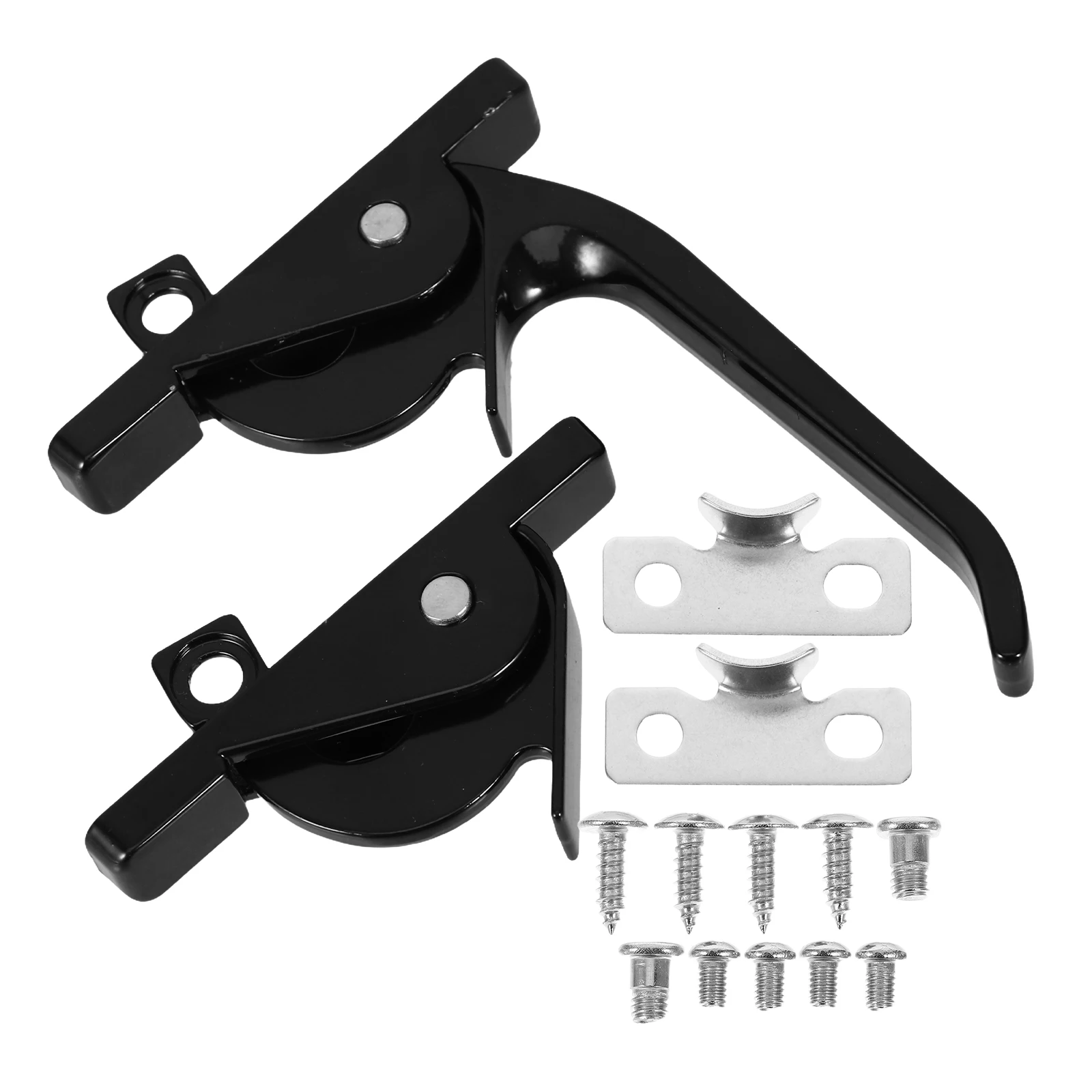 

1 Set Locking Casement Lever Up-Down Linkage Casement Bolts Simple Alloy Lock Child Proof Durable Security Handle Replacement