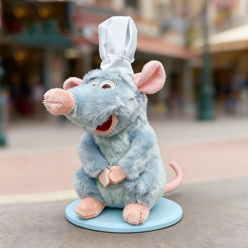 

15cm Store Ratatouille Chef Remy Magnetic Shoulder Plush Toy Gifts Kawaii Plush Stuff Toys for Friends Birthday Gift