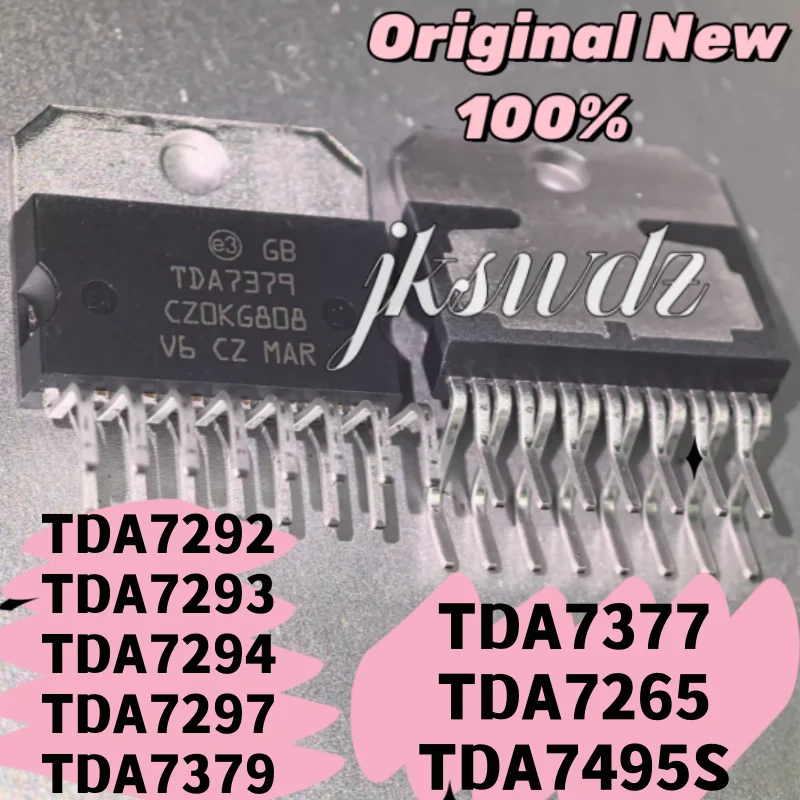 

5/PCS New Original TDA7379 TDA7292 TDA7293 TDA7294 TDA7297 TDA7377 TDA7265 TDA7495S ZIP Audio power amplifier chip In Stock
