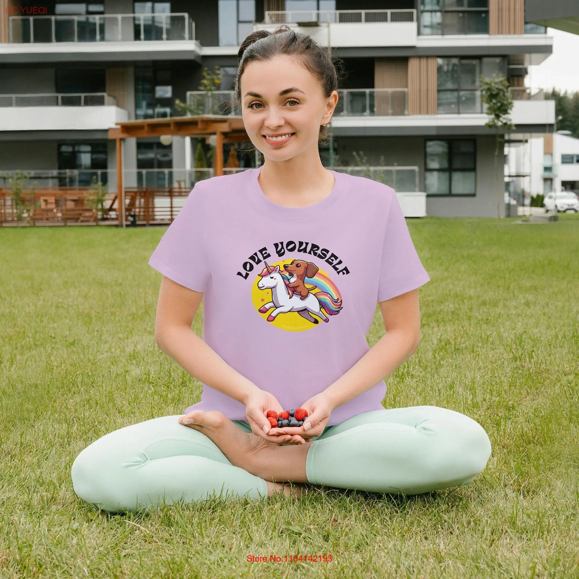 

Радужная футболка с надписью PRIDE Love Yourself, Такса, единорог, 8 цветов, длинные или Короткие рукава