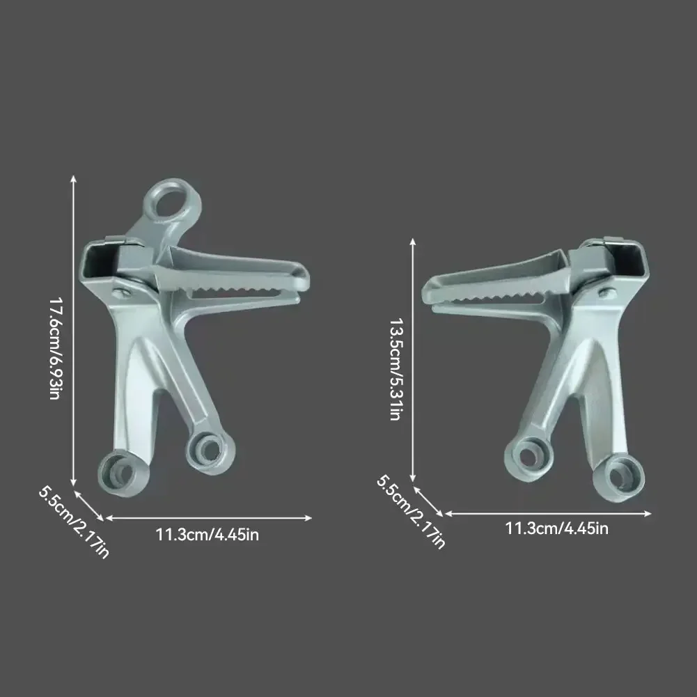 2pcs Motorcycle Universal Aluminum Alloy Cnc Footrest Rear Passenger Foot Pegs for Motorcycle Scooter Modification Accessories