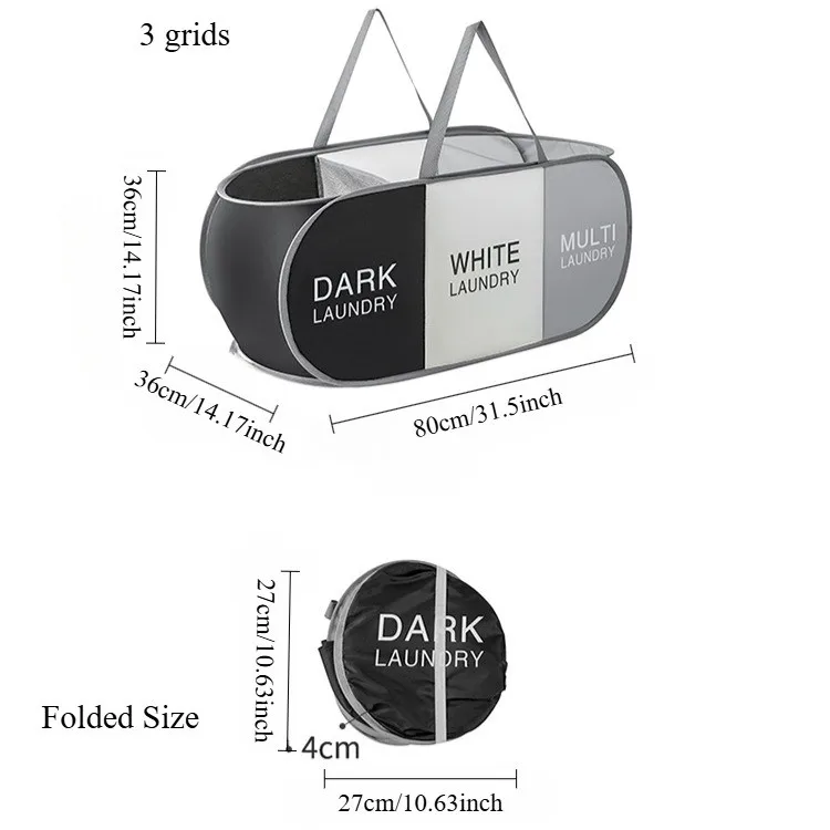 Foldable Laundry Basket Hamper