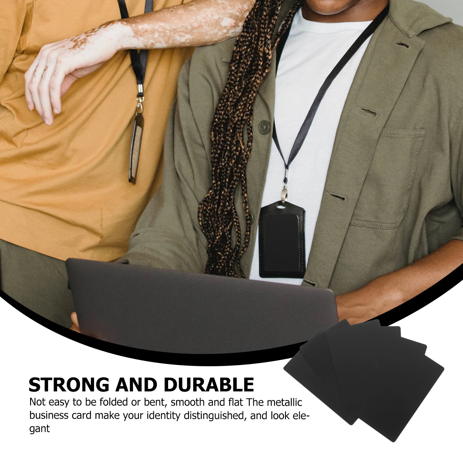 บัตรธุรกิจโลหะเปล่า 50 ชิ้น บัตรชื่ออะลูมิเนียมอัลลอยด์ แผ่นเรียบสำหรับสลัก ทำเครื่องหมาย หรือถ่ายโอนความร้อน