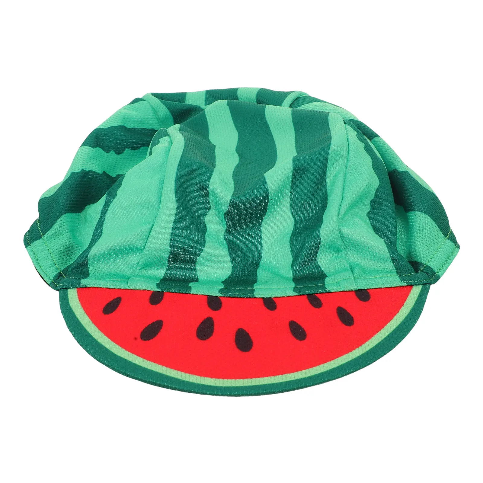 

Забавная велосипедная кепка с рисунком арбуза, дышащая, легкая, впитывающая пот, для шоссейного велосипеда, для занятий спортом на открытом воздухе