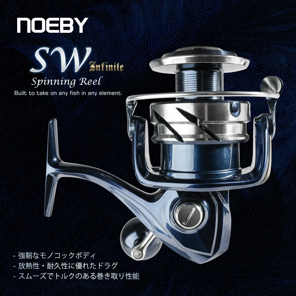 Noeby Max Drag 25kg Spinning Fishing Reel 2500 3000 4000 5000 6000 8000 10000 Aluminum Saltwater Spinning Fishing Reels