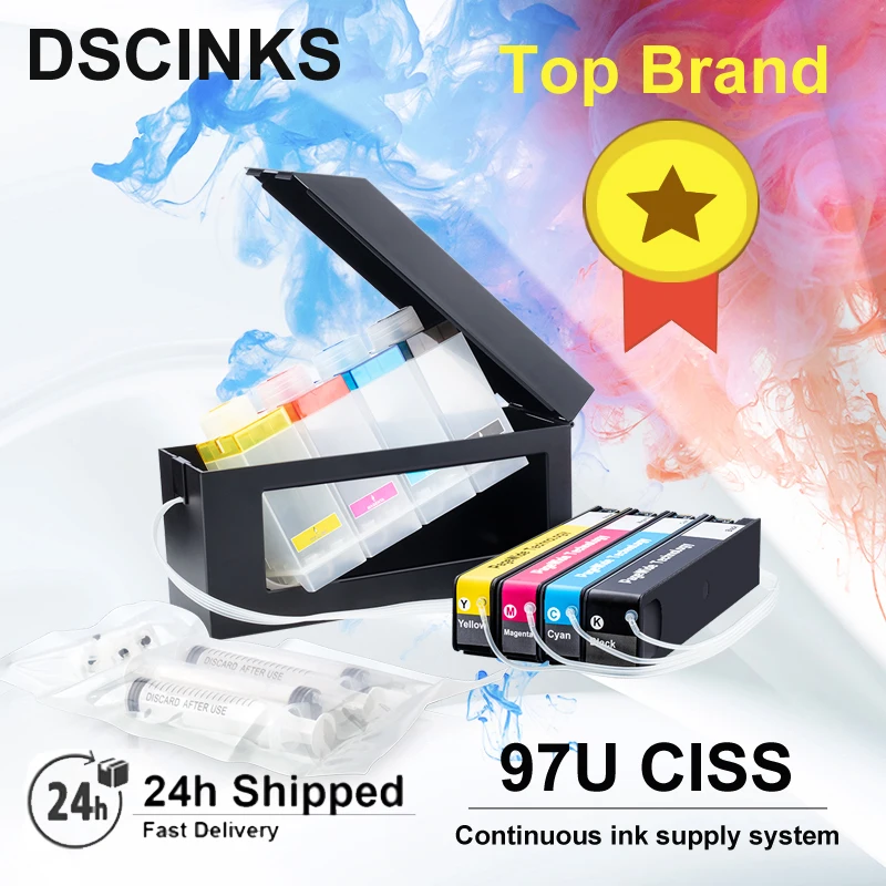 CISS para cartuchos de tinta HP 972 973 974 975 para HP PageWide 452dw 452dn 477dw 477dn 552dw 577dw P55250dw P57750dw con chip ARC