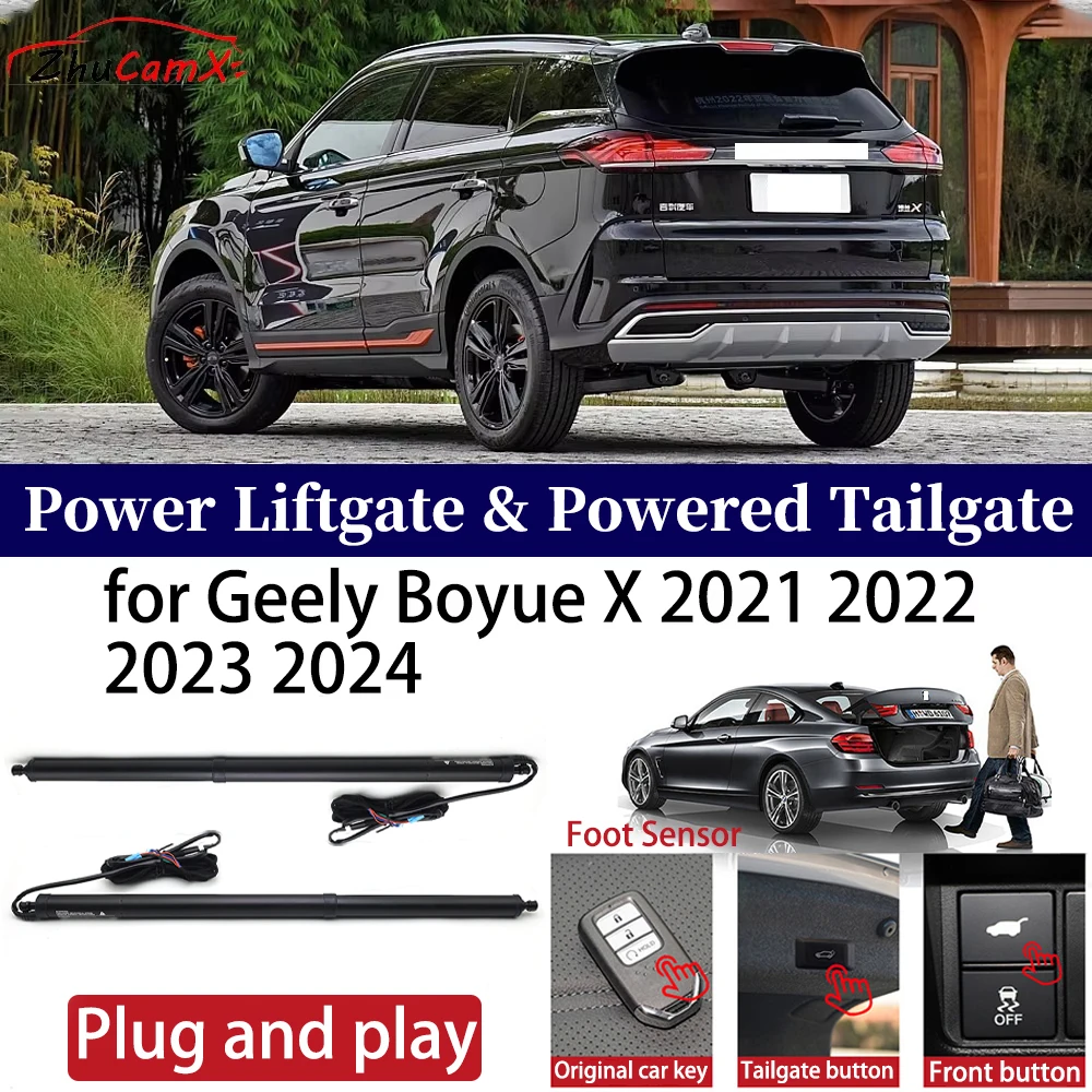 

ZhuCamX for Geely Boyue X 2021-2025 Car OEM Power Electric Automatic One-Click Smart Liftgate Tail Gate Strut Plug and play