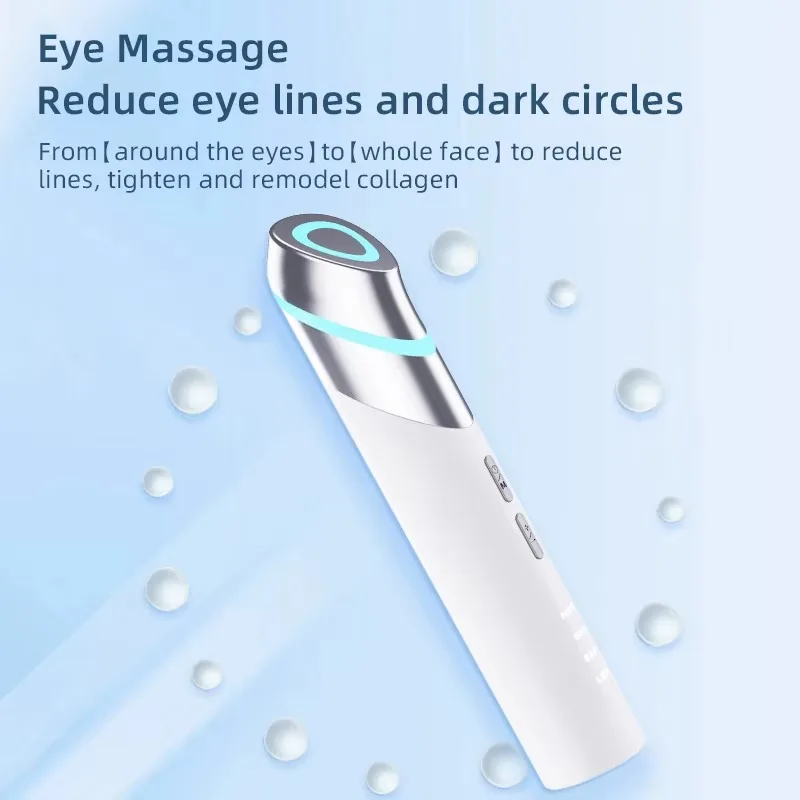 2025 EMS Microstroom Draadloze Eye Lifting Anti Rimpels Pen Wallen Donker Anti-Wallen Apparaat voor Oogmassage Gereedschap