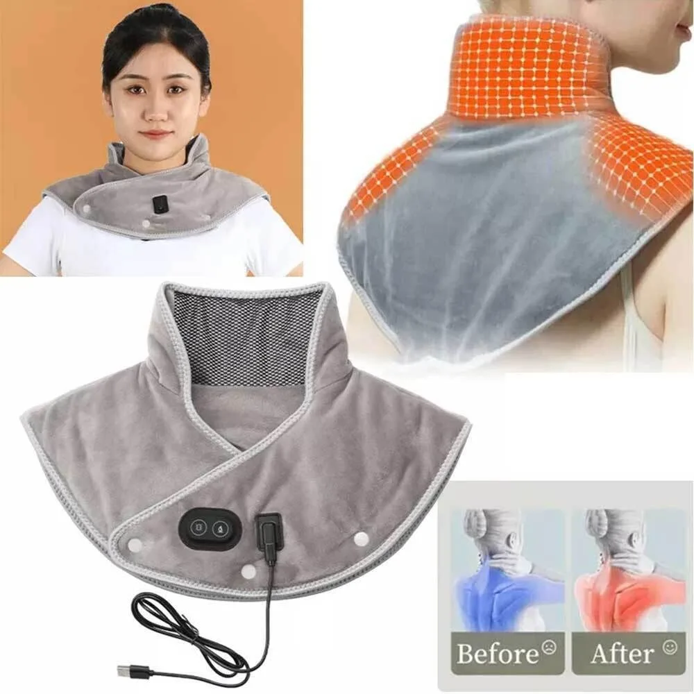 

3-уровневый электрический подогрев, подушечка для плеч и шеи, быстрый нагрев, регулируемая температура, подушечка для плеч с подогревом, настройки массажа
