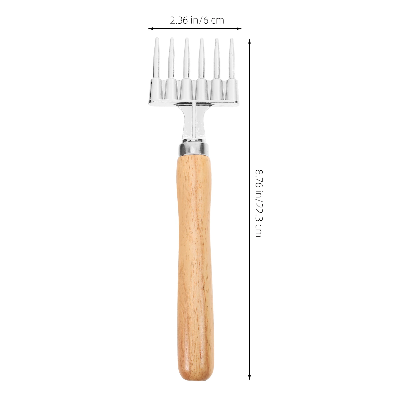 

Aluminum Alloy Wood Handle Crusher Tool 6-Prong Design Breaking Device For Bar Bartender Home Kitchen Gadgets Picks